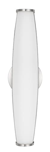 Cal Lighting LA-8030-18 Vanity Light, 18in Height, Acrylic Shade, White