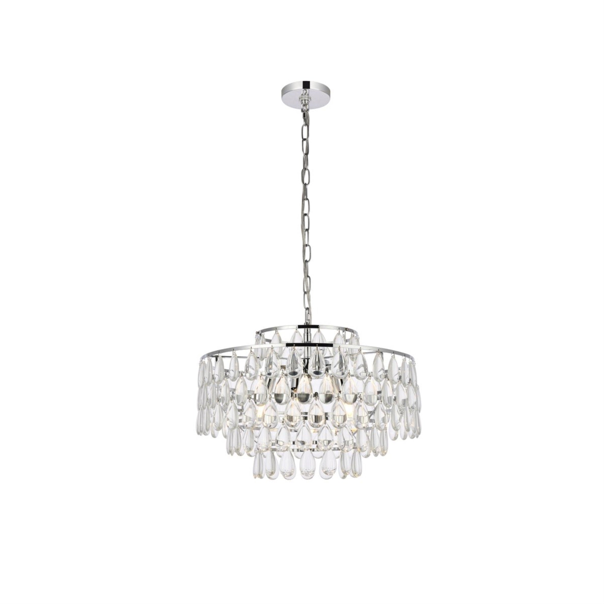 Mila 20 inch pendant in chrome