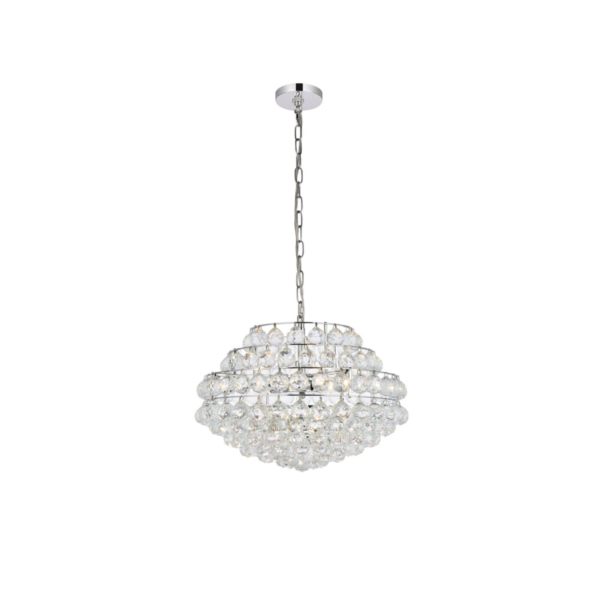 Savannah 20 inch pendant in chrome