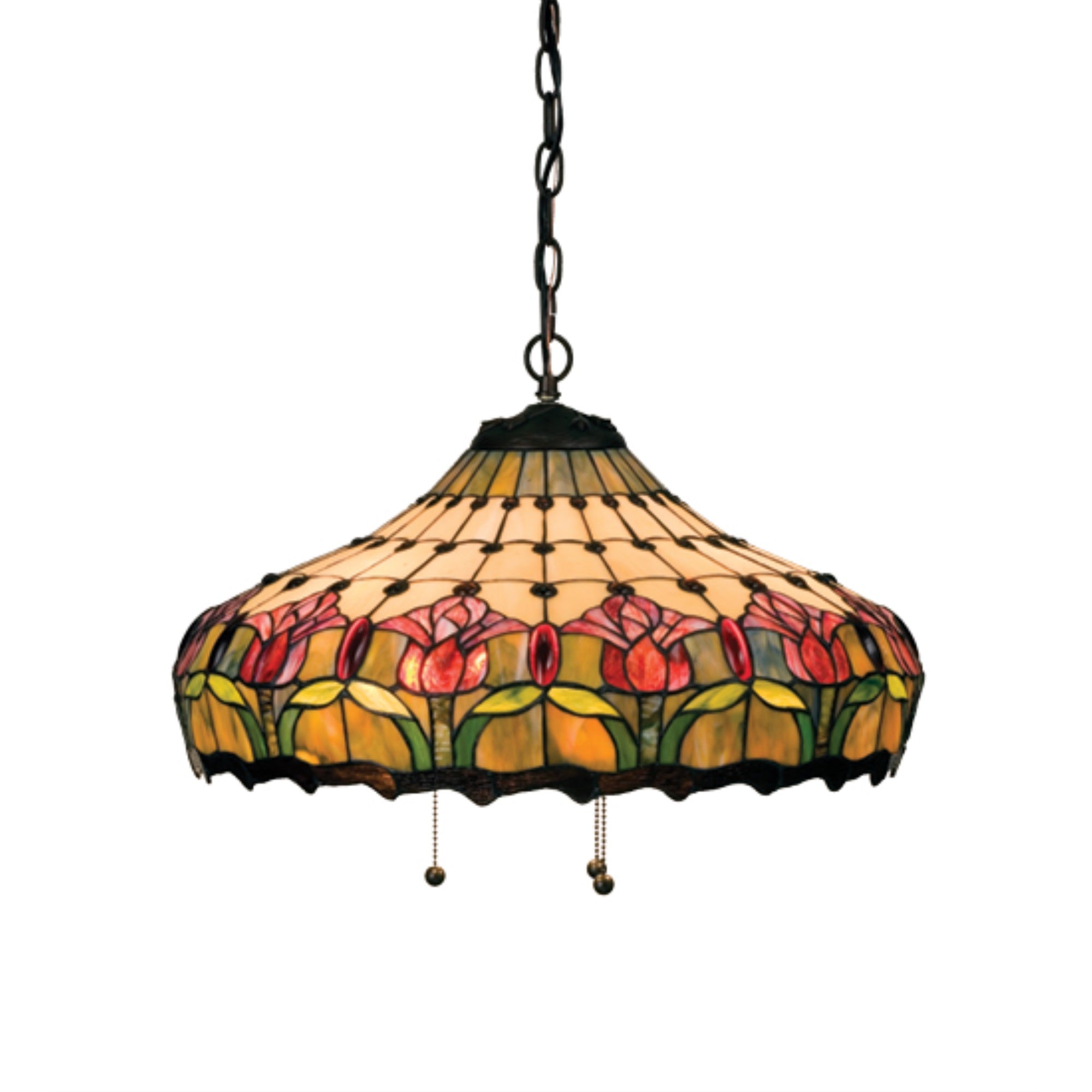 20 inchW Colonial Tulip Pendant