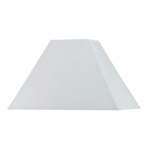Cal Lighting CALSH-1135 Transitional Shade Lighting Accessory, White, Metal, 17inL x 11inW x 10.5inH