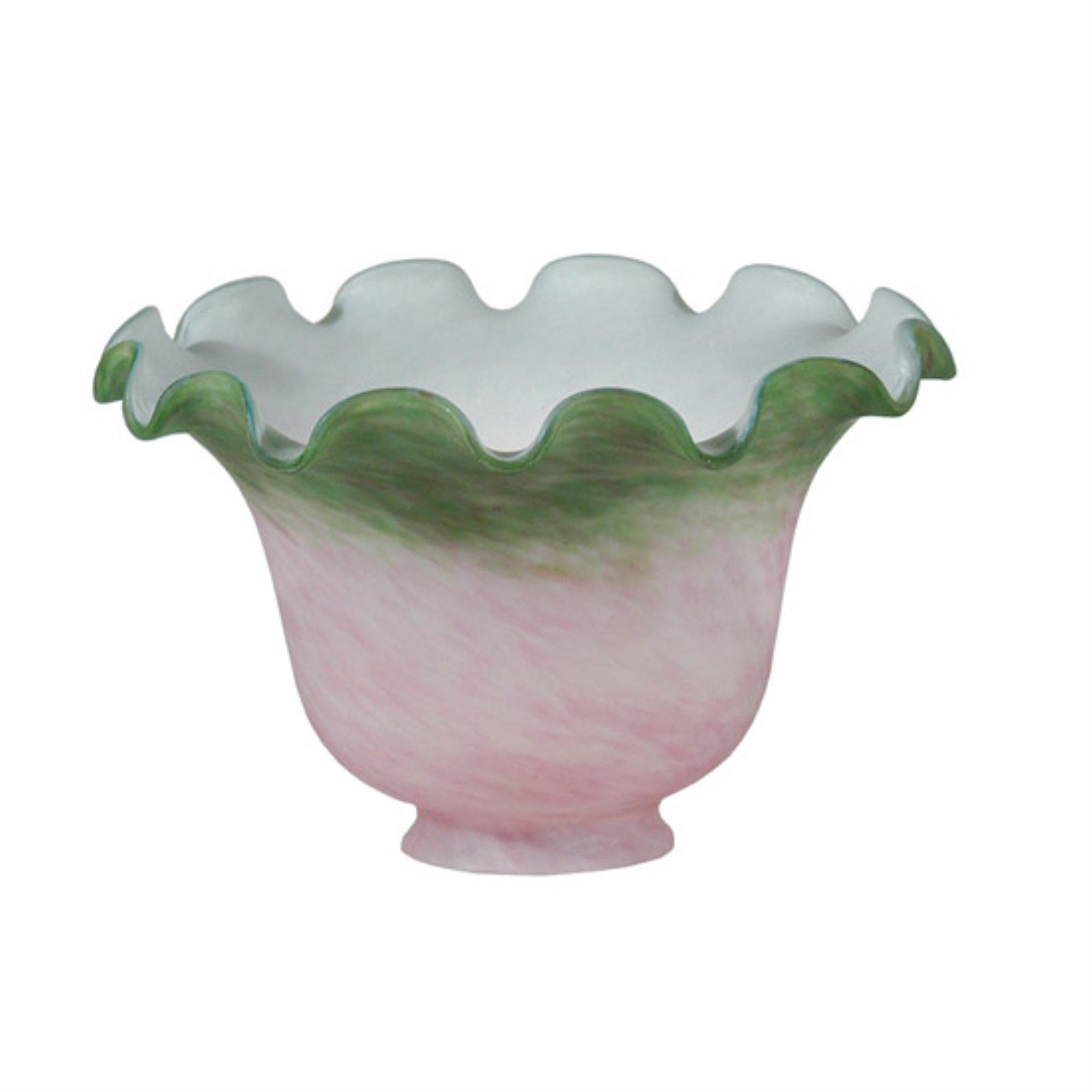 Meyda Tiffany Lighting Fixture, 7in Width, Metal, Pink/Green, Model 11333