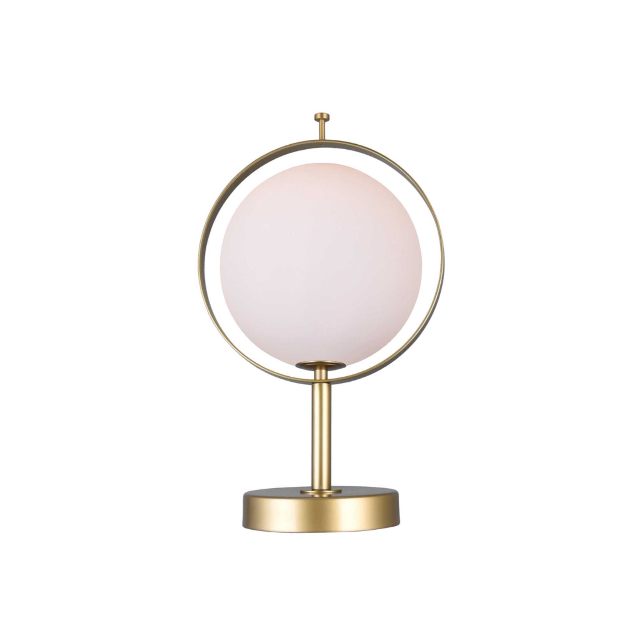 1 Light Table Lamp with Brass Finish