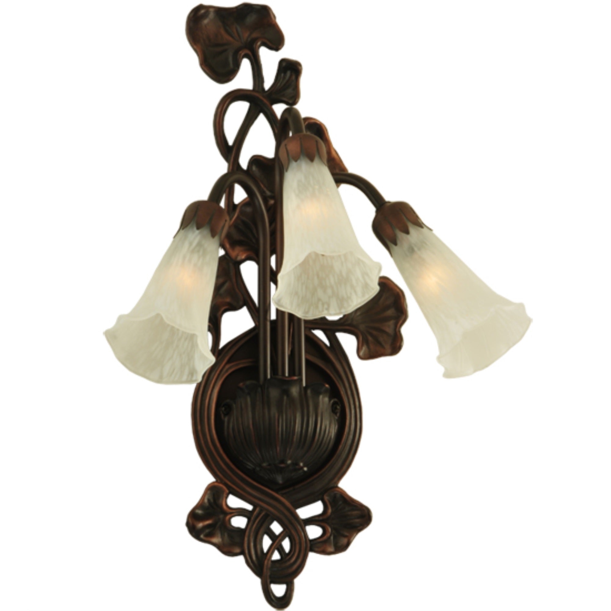 Meyda Tiffany Lighting Fixture, 10.5inW, Metal, White, Model 11846