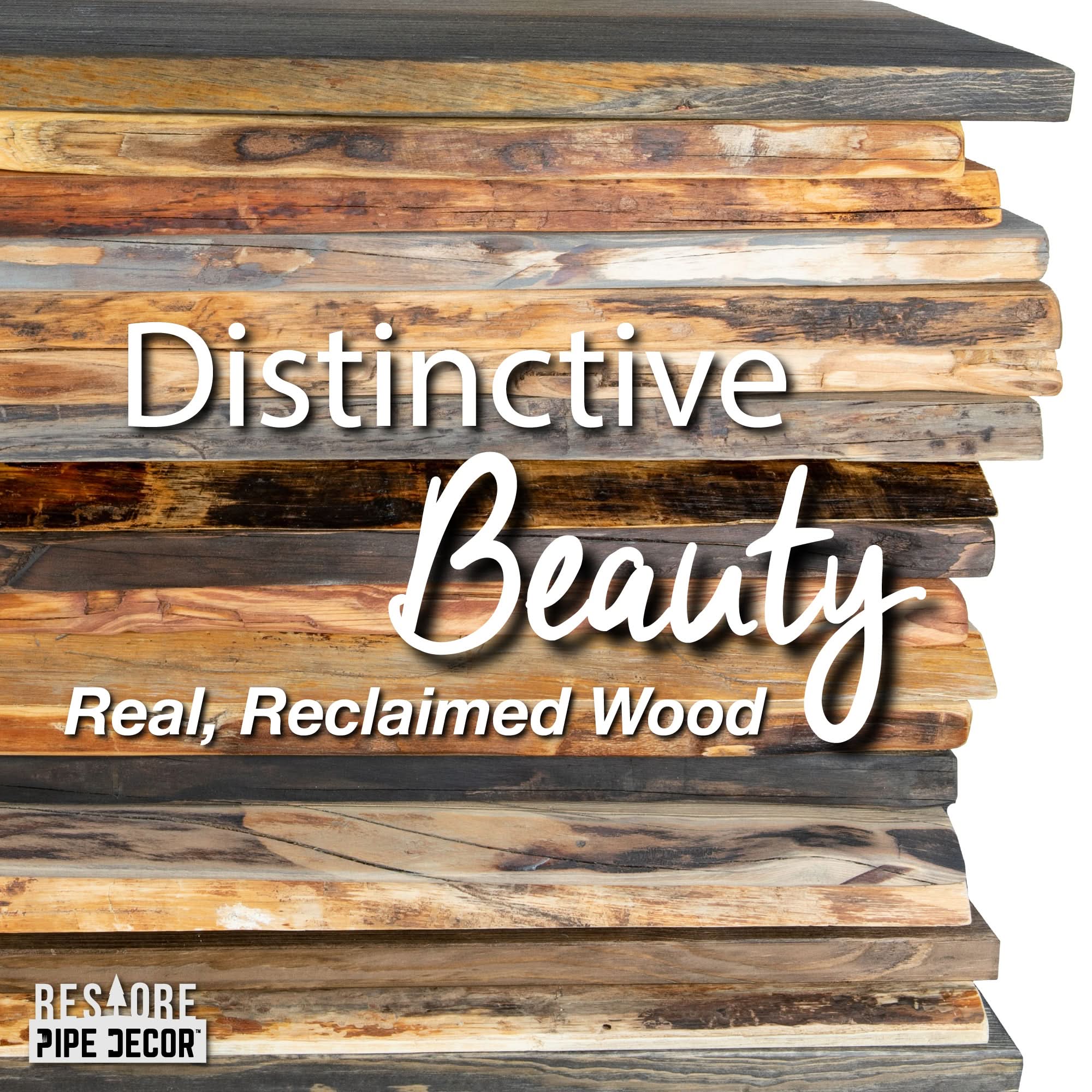 RESTORE Trail Brown 36 in. Live Edge Wood Shelf (Wood Only)