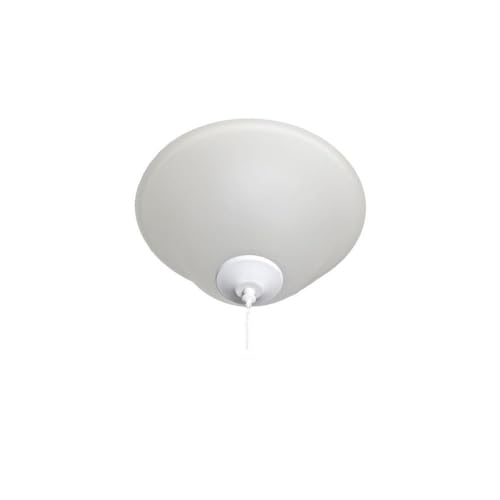 Maxim Three Light Ceiling Fan Light Kit, Matte White Finish, 13 Inches Wide, Model FKT209FTMW, Glass Material