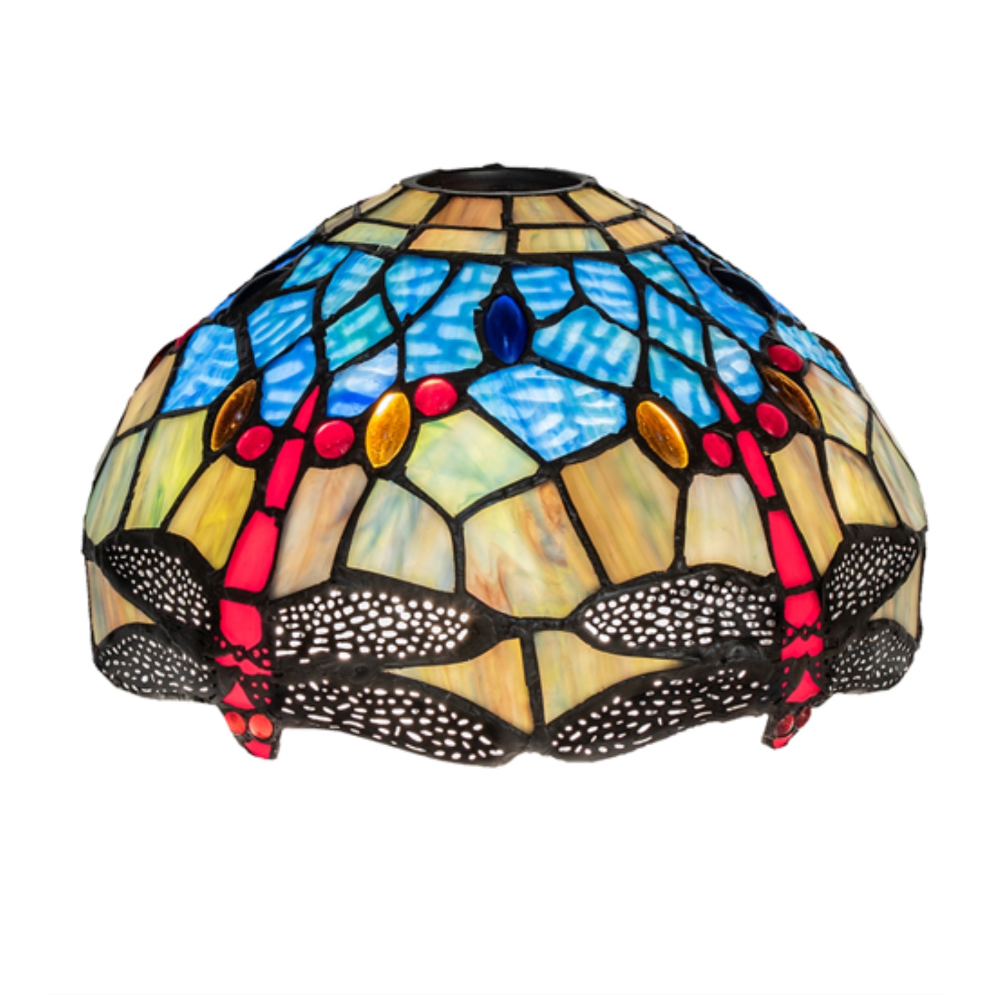 10 inch Wide Hanginghead Dragonfly Shade