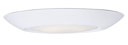 Maxim LED Flush Mount Light - 7.5 Inch, 13.5W, White Finish, Model 57613WTWT