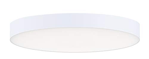 Maxim Trim-15W LED Flush Mount Light, 7in Round, White Finish, Metal, Model 57662WTWT