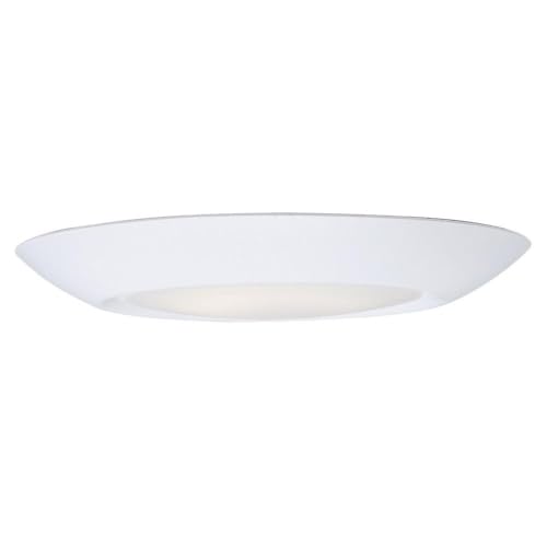 Maxim LED Flush Mount Light - 7.5 Inch, 13.5W, White Finish, Model 57613WTWT
