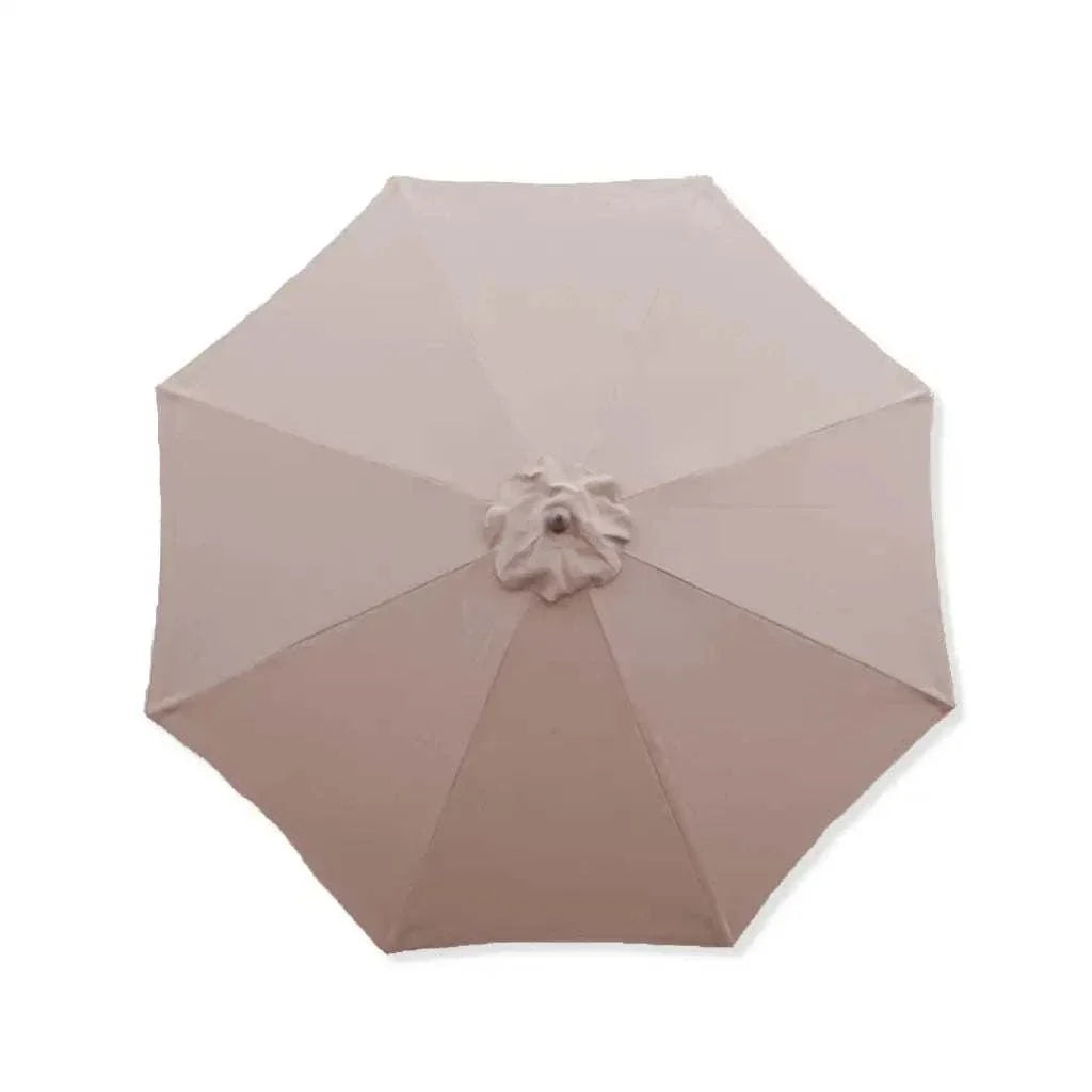 11ft Market Patio Umbrella 8 Rib Replacement Canopy Taupe