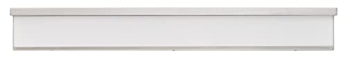 Cal Lighting Almeria 39in Metal LED Vanity Light, Acrylic Shade, Pine/Iron, Model LA-8035-39