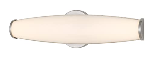 Cal Lighting LA-8030-18 Vanity Light, 18in Height, Acrylic Shade, White