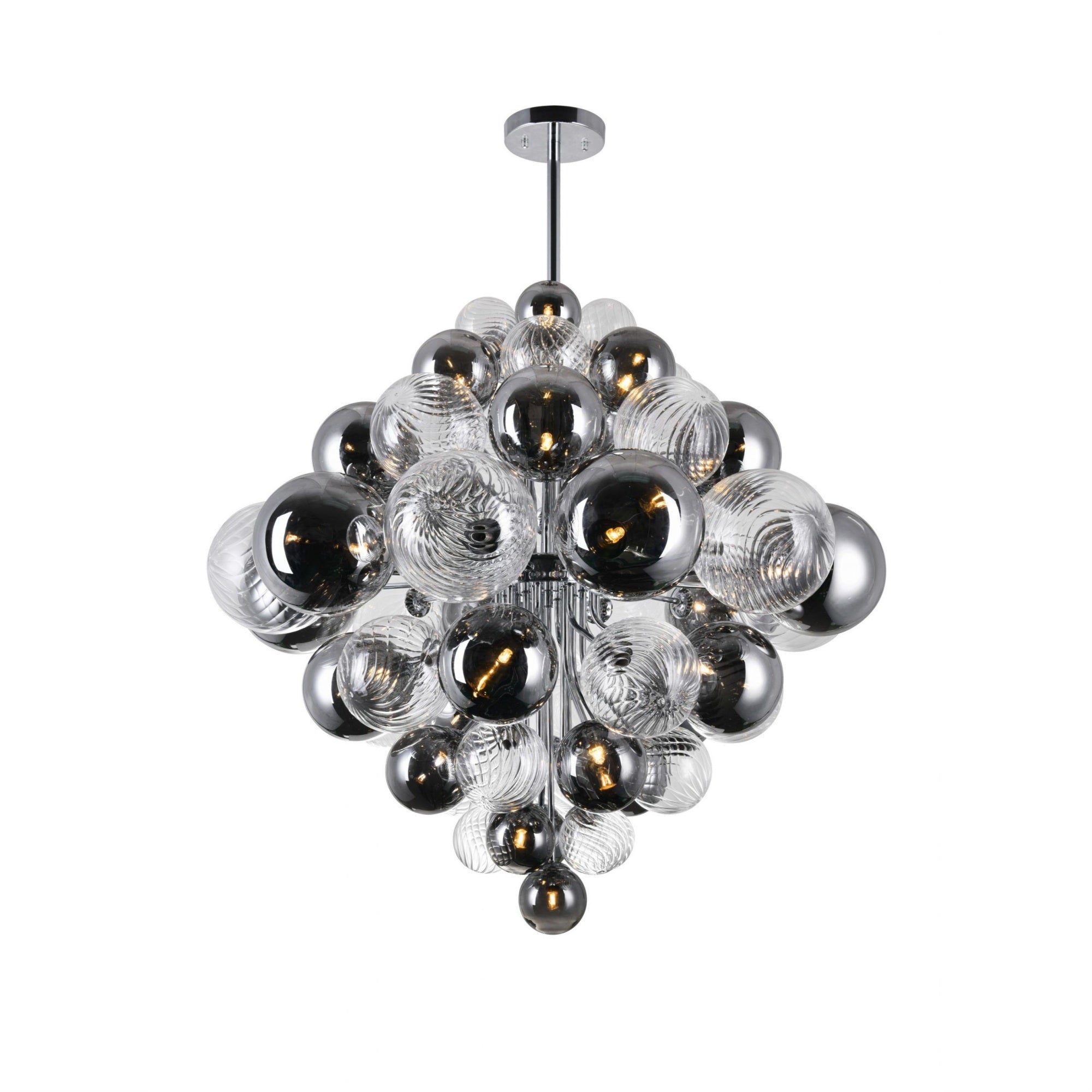 27 Light Chandelier with Chrome Finish