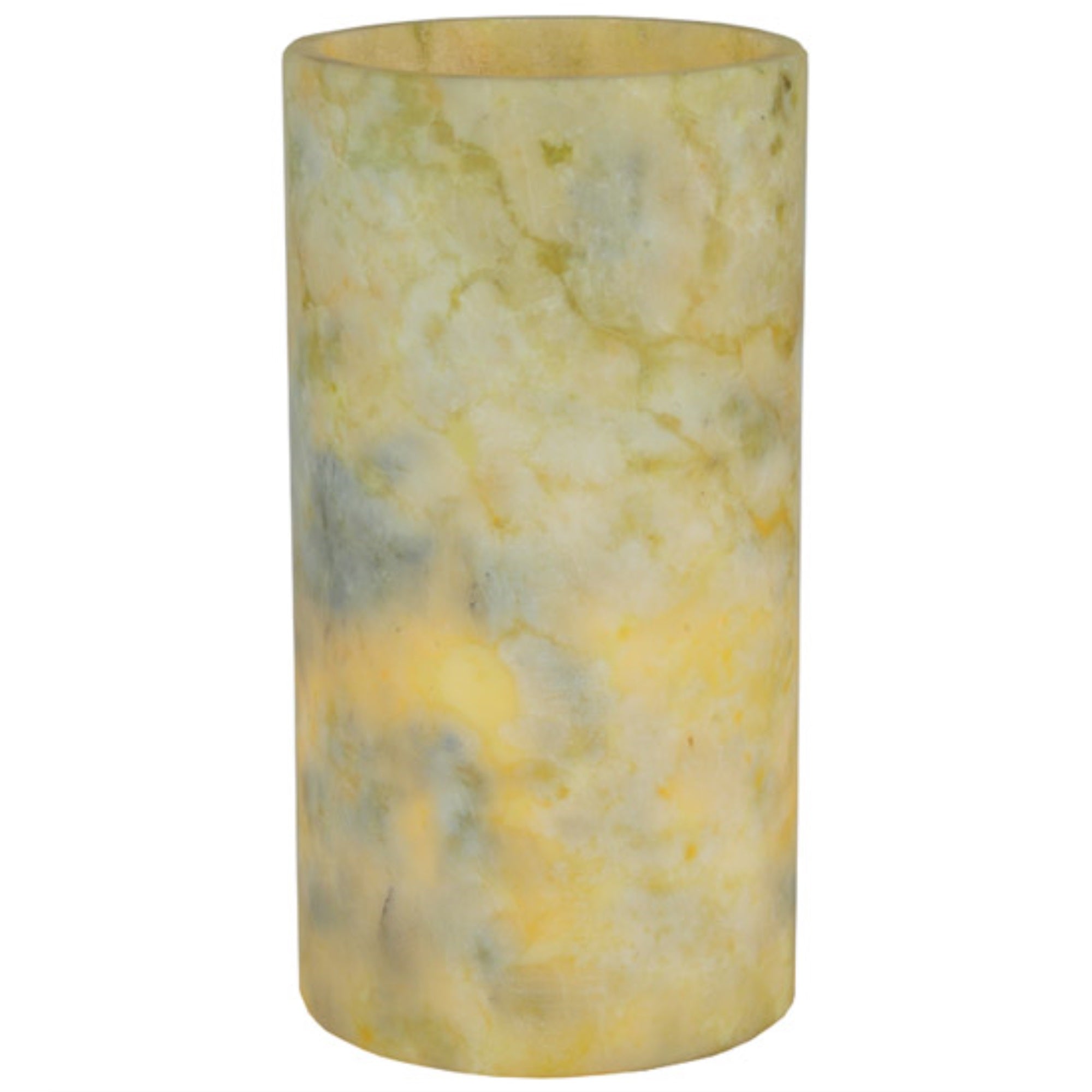 3.4 inchW Cylindre Light Green Jadestone Shade