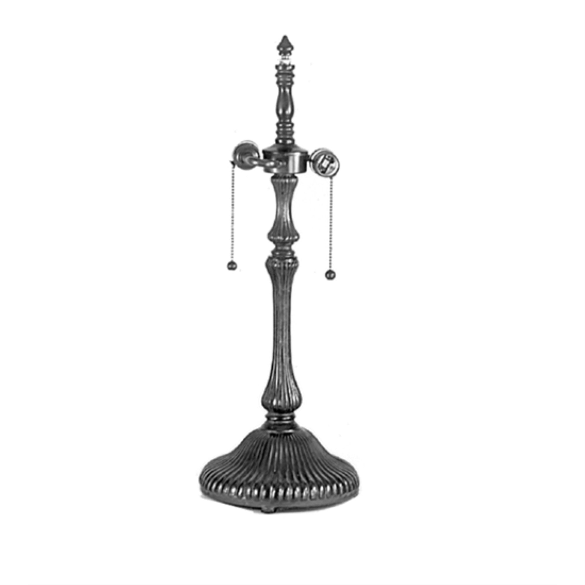 23 inchH RIBBED 2 LT TABLE BASE HARDWARE
