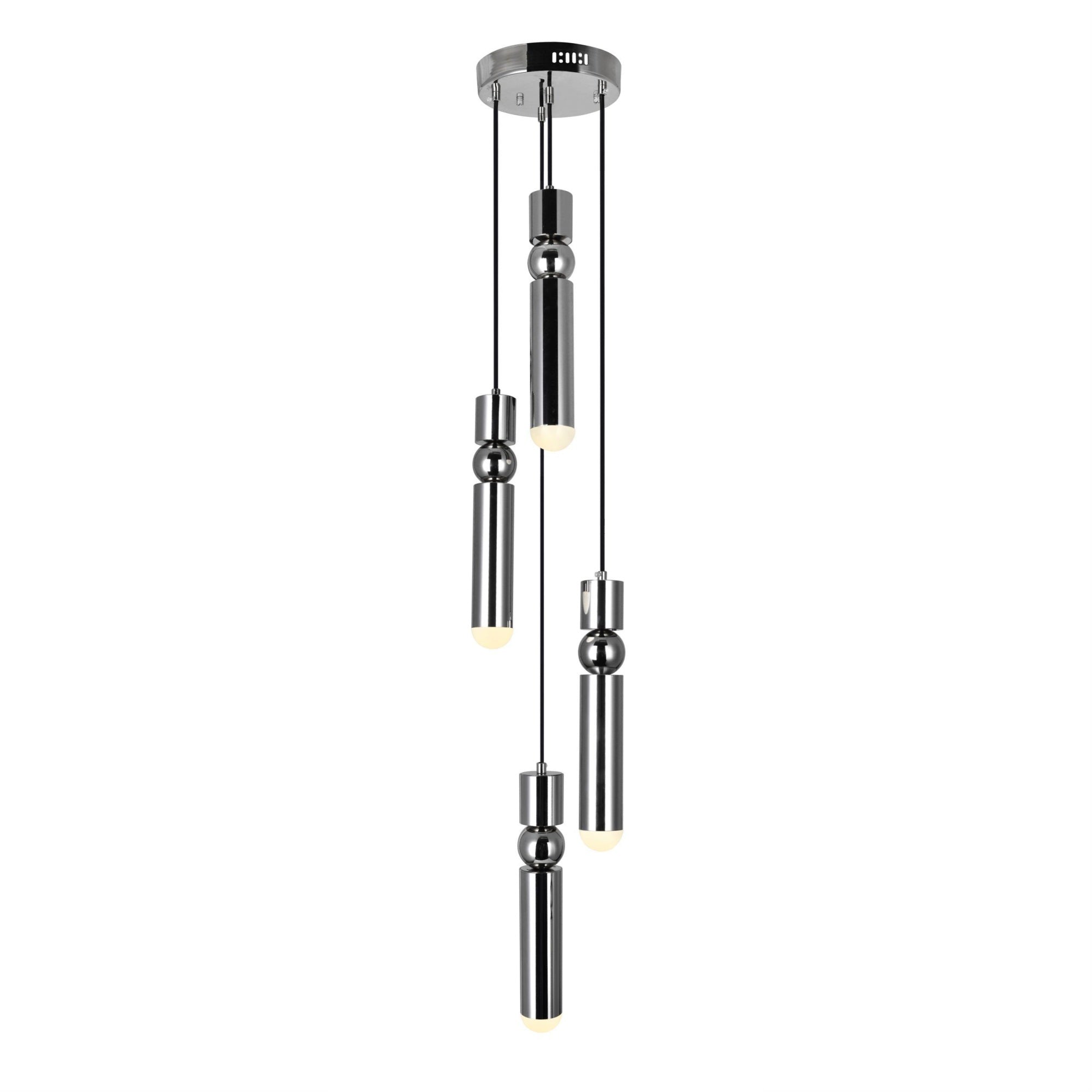 LED Pendant with Polished Nickel Finish