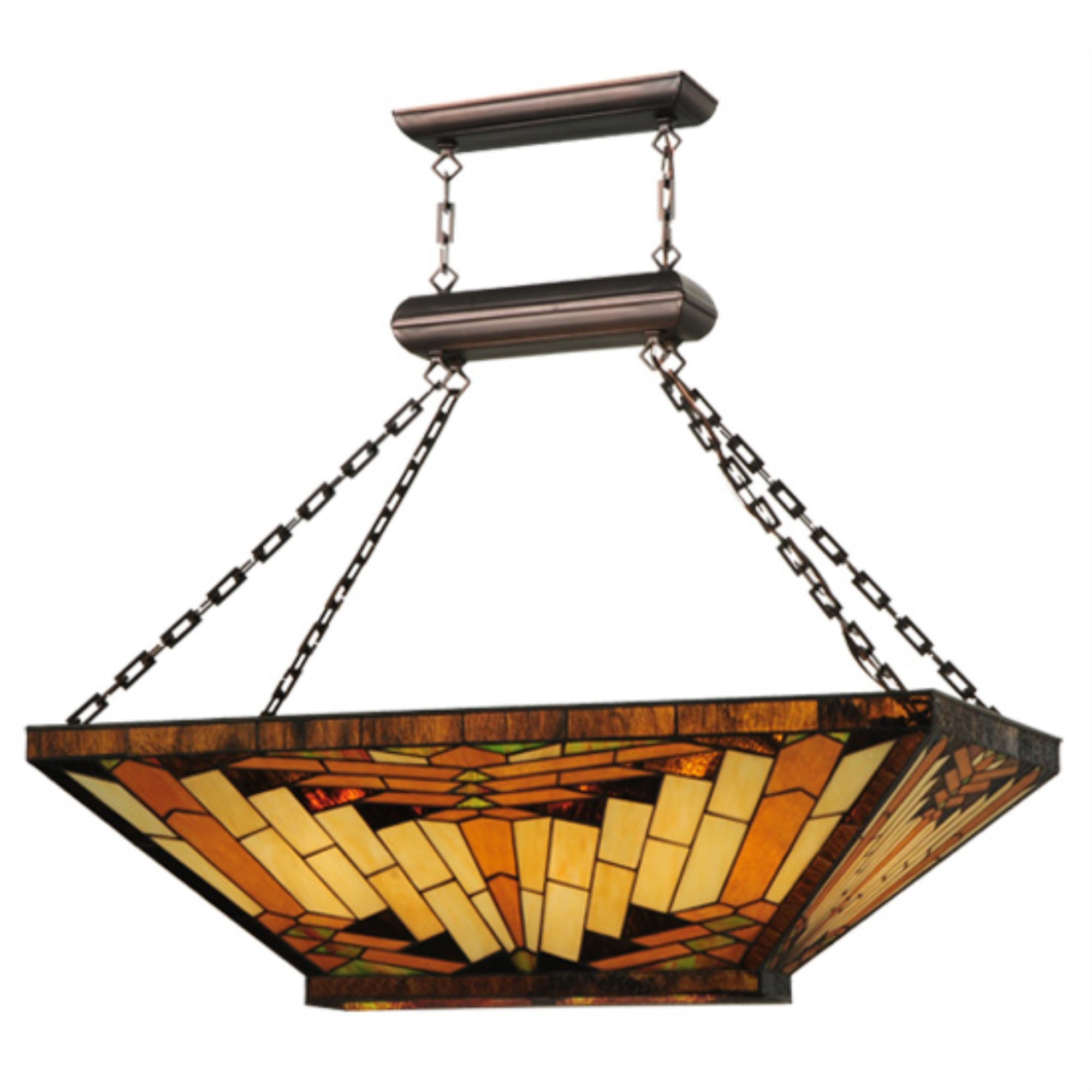 39 inch Long Nuevo Mission Inverted Pendant