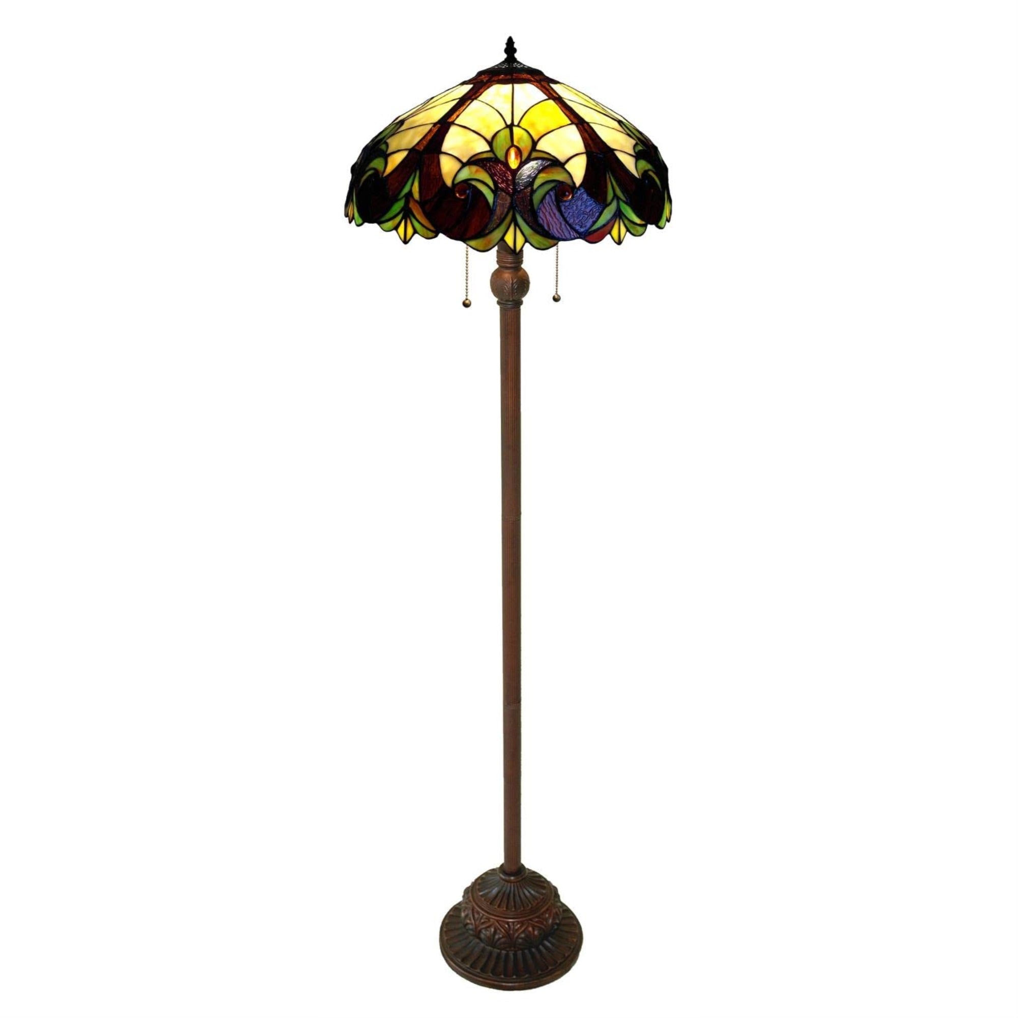 Chloe Lighting CH18780FL 2 Light Victorian Floor Lamp