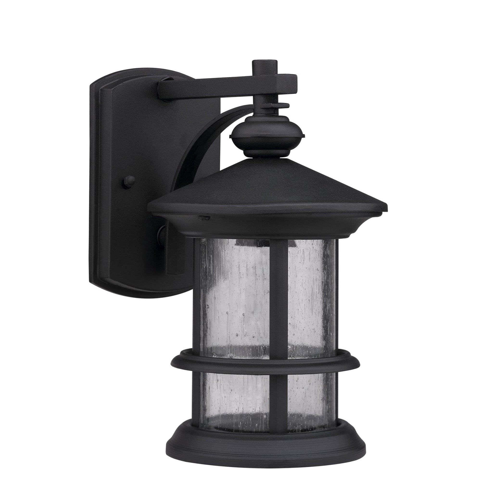 CHLOE Ashley Superiora 1-Light Outdoor Sconce, Black Aluminum, 13 x 8 x 9.75", Model CH20152BK13-OD1