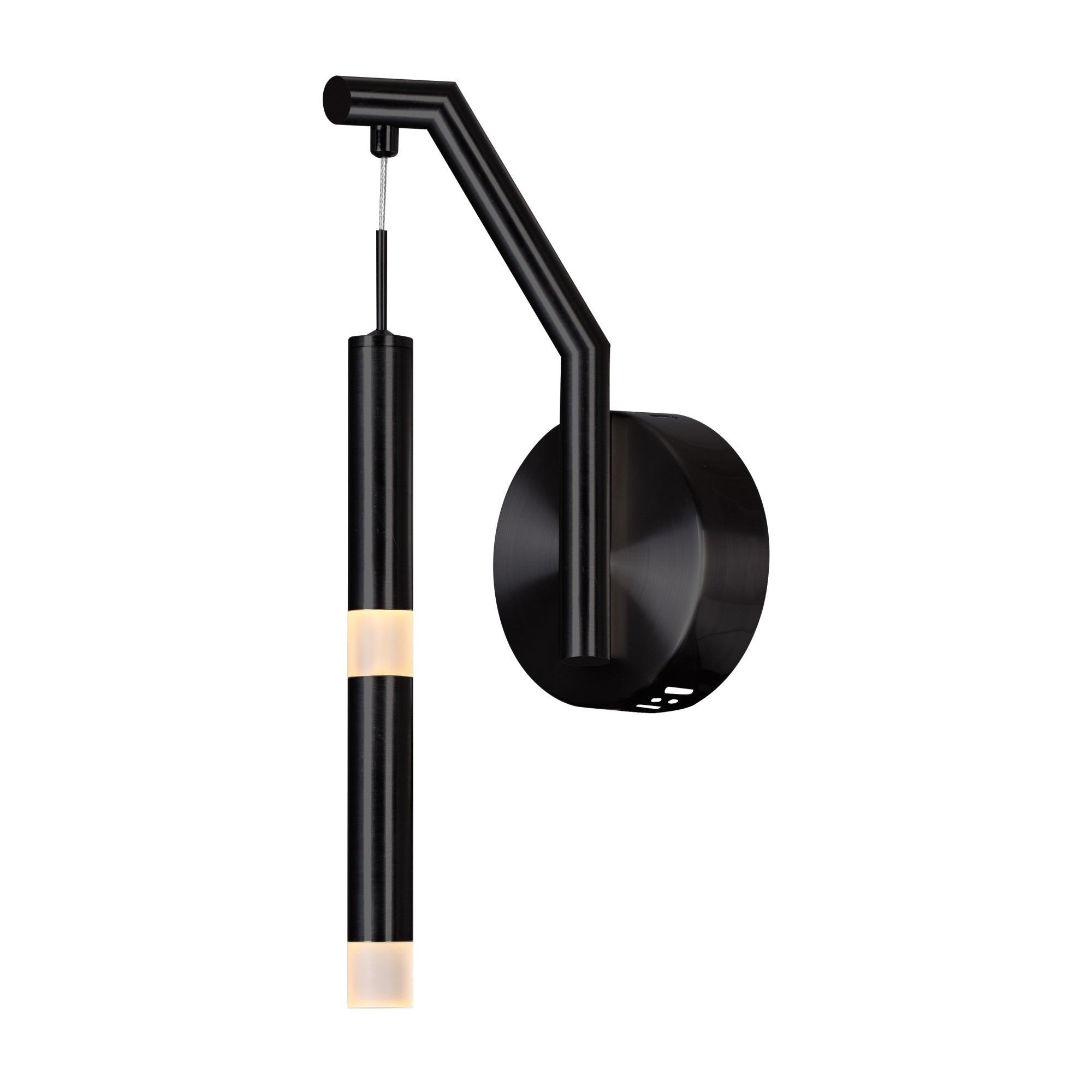 1 Light LED Wall Sconce with Black finish