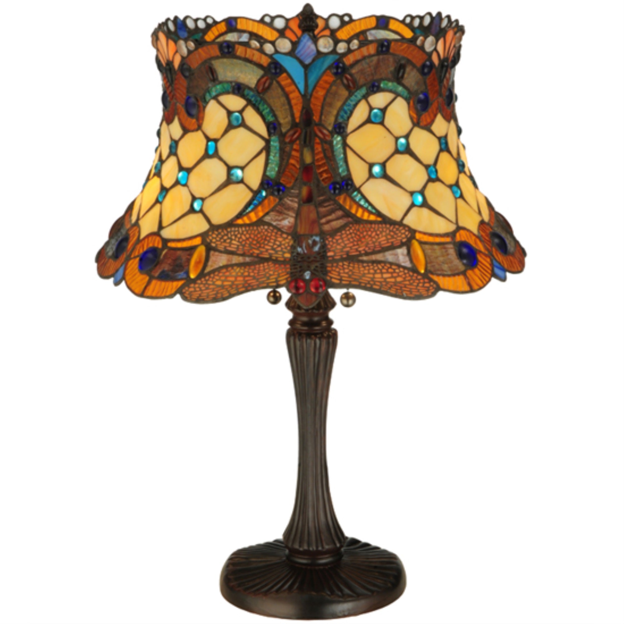 22.5''H Hanginghead Dragonfly Table Lamp