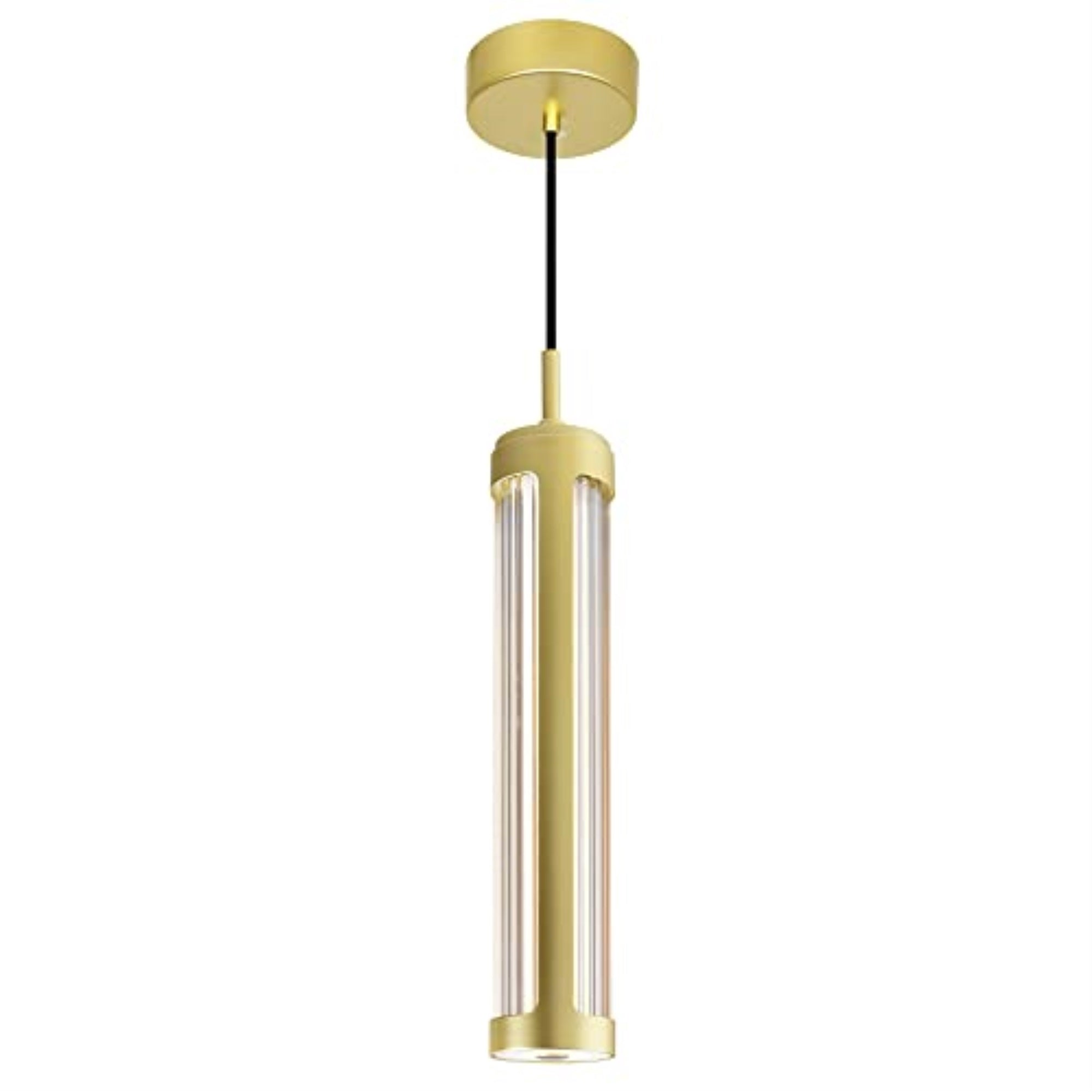 Neva 3 in LED Integrated Satin Gold Chandelier