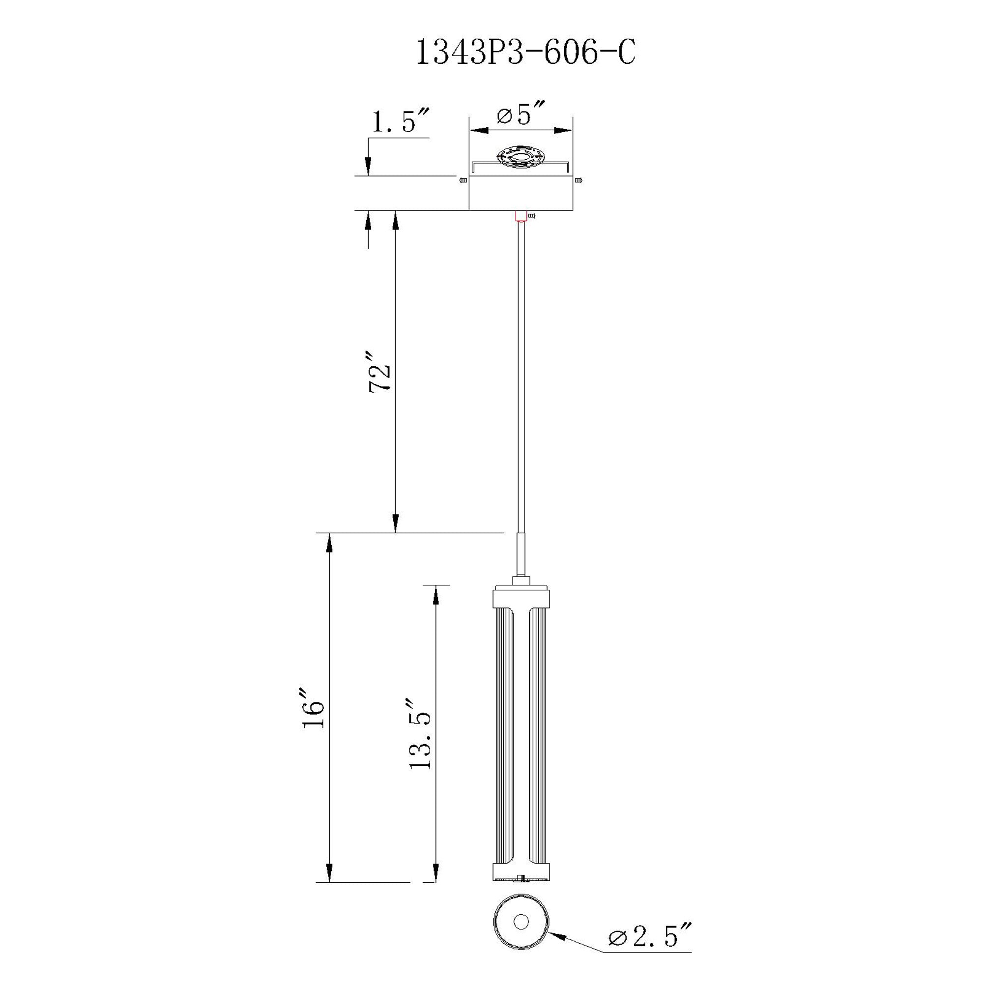 Neva 3 in LED Integrated Satin Nickel Chandelier