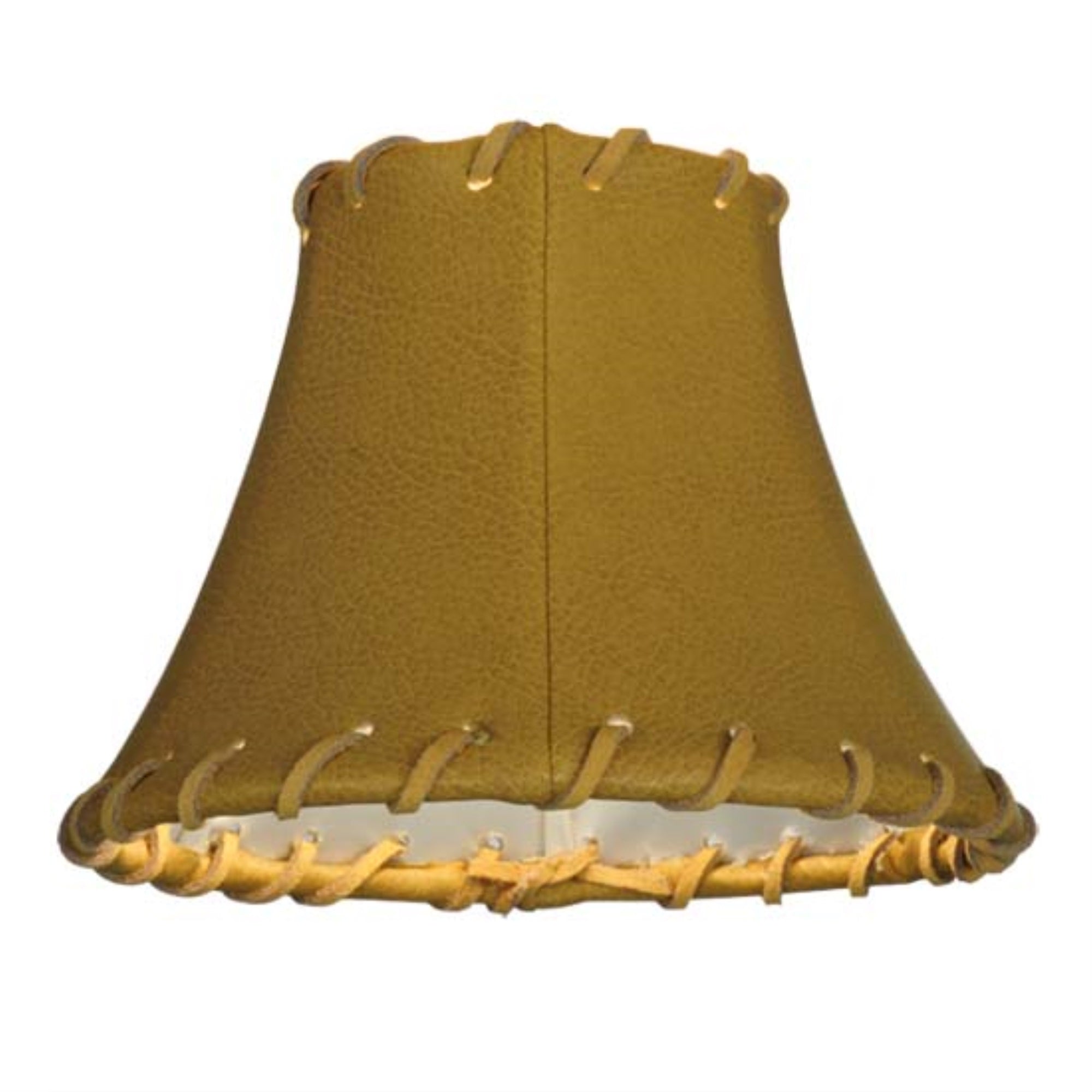 6.25 inchW X 4.5 inchH Leather Shade