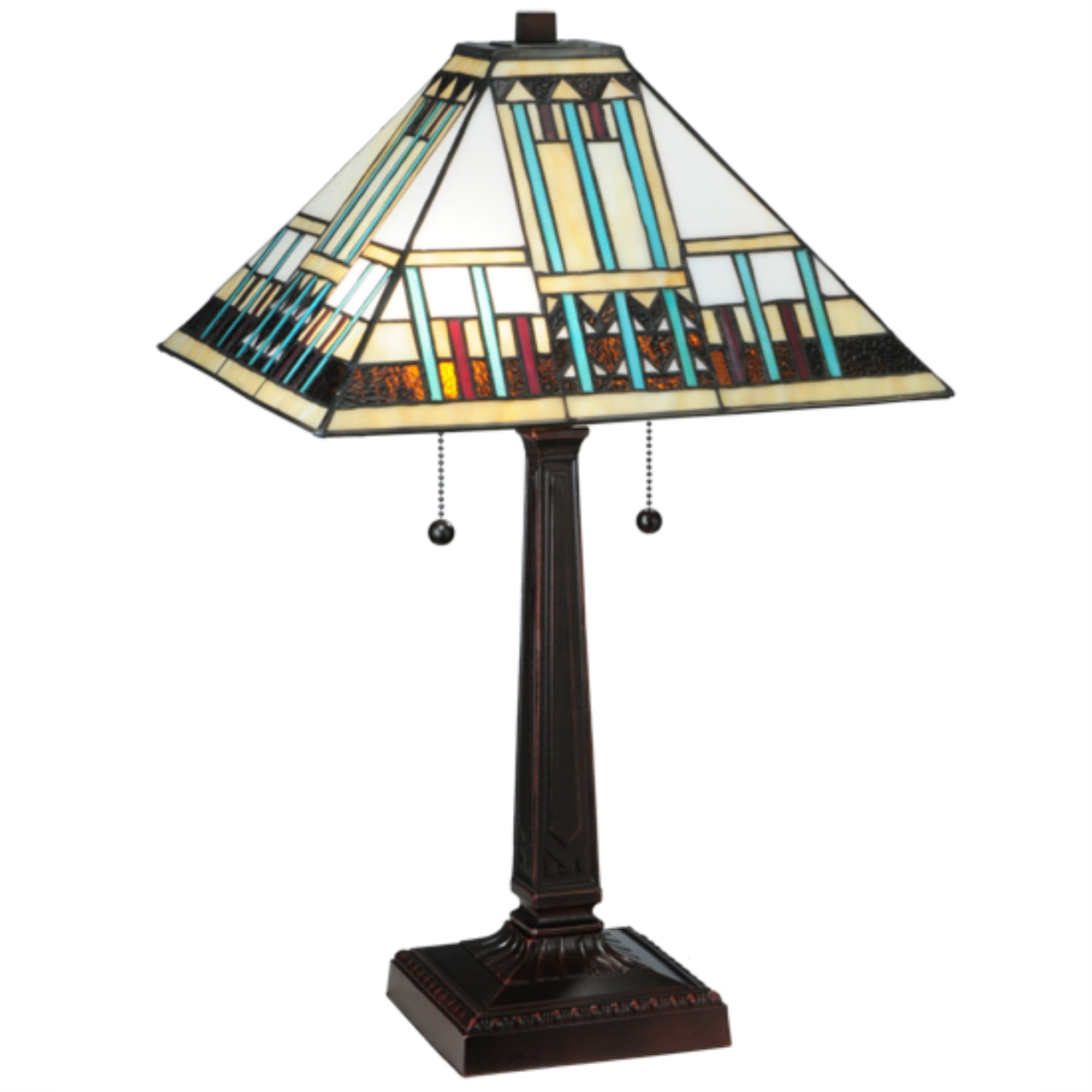 23 inchH Prairie Peaks Table Lamp
