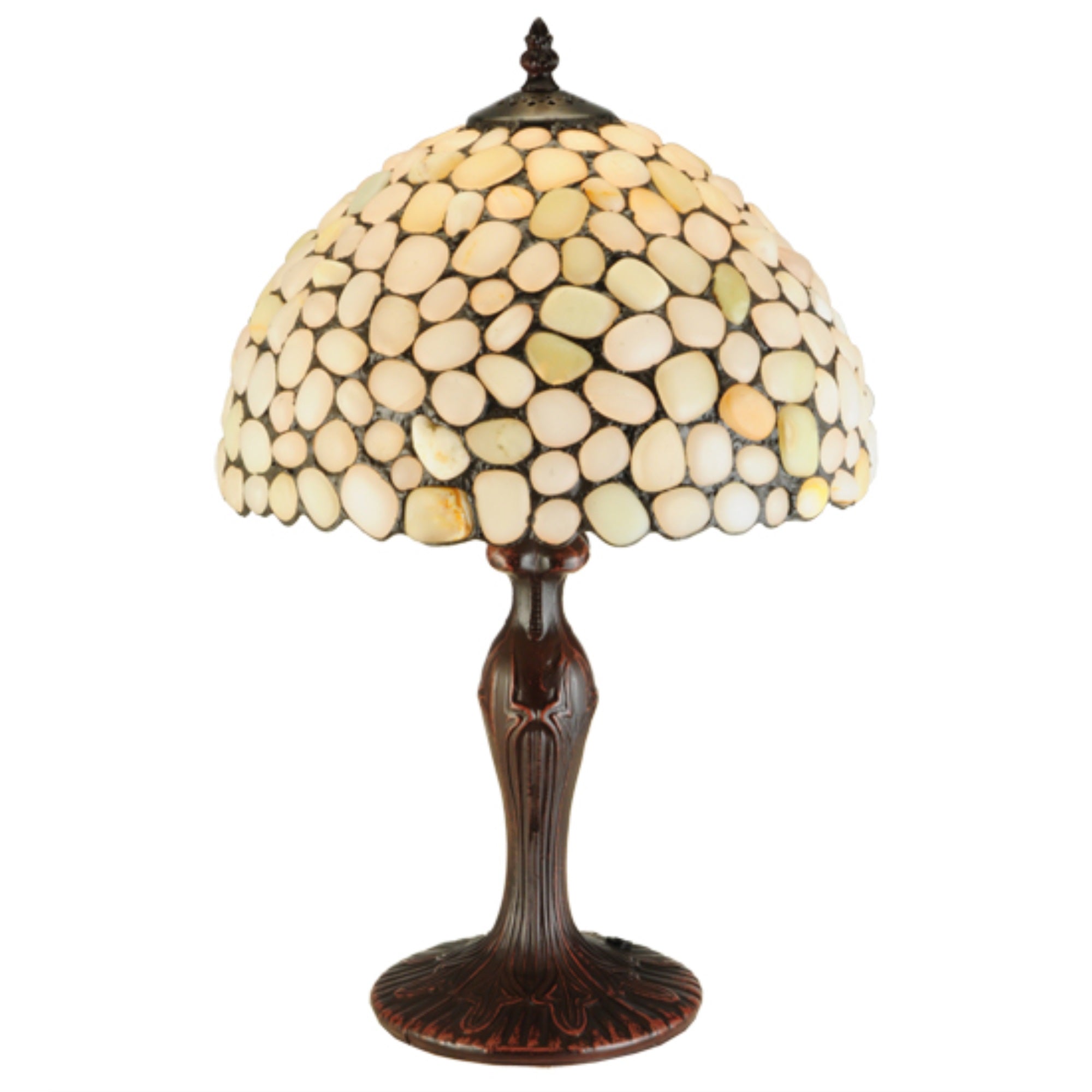 19 inchH Agata Opal Table Lamp