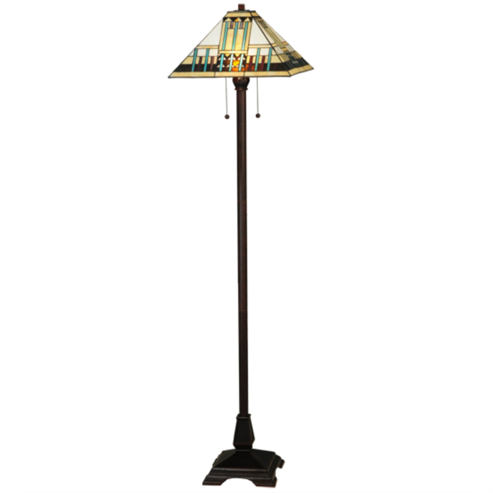 62 inchH Prairie Peaks Floor Lamp