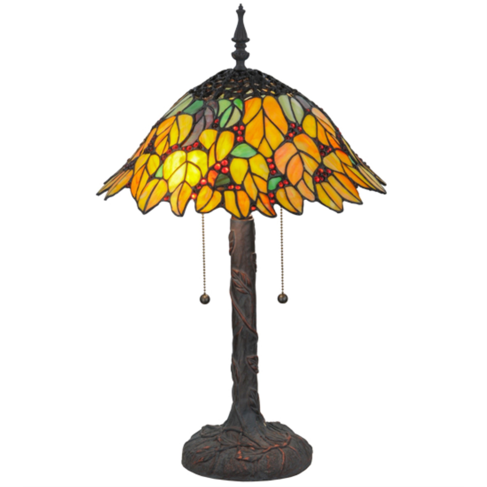 24.5 inchH Follaje Table Lamp