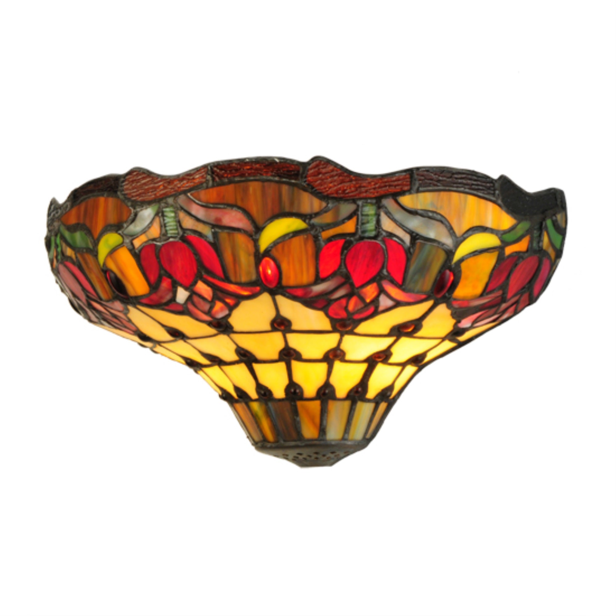 14 inchW Colonial Tulip Wall Sconce
