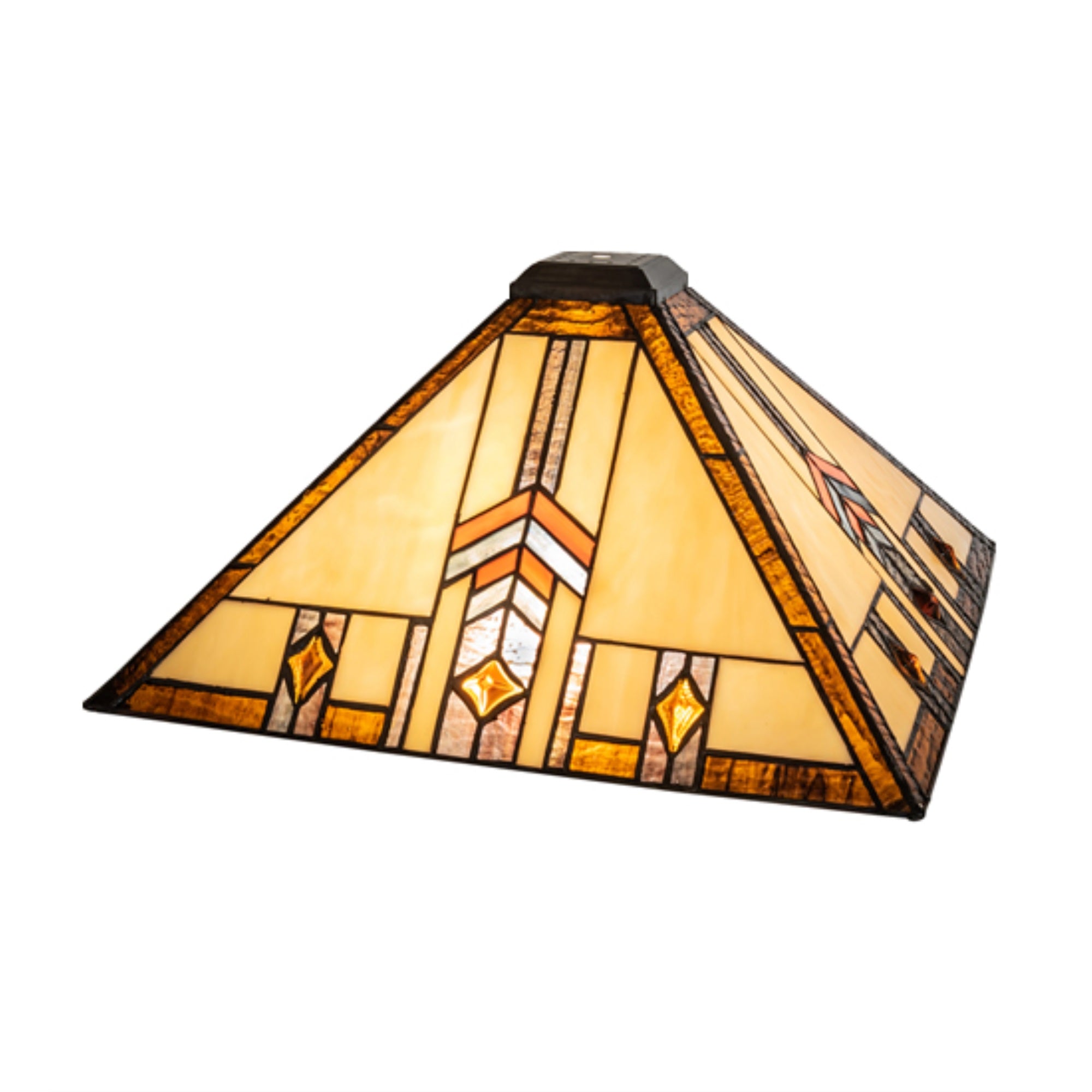 16 inch Square Prairie Wheat Harvest Shade