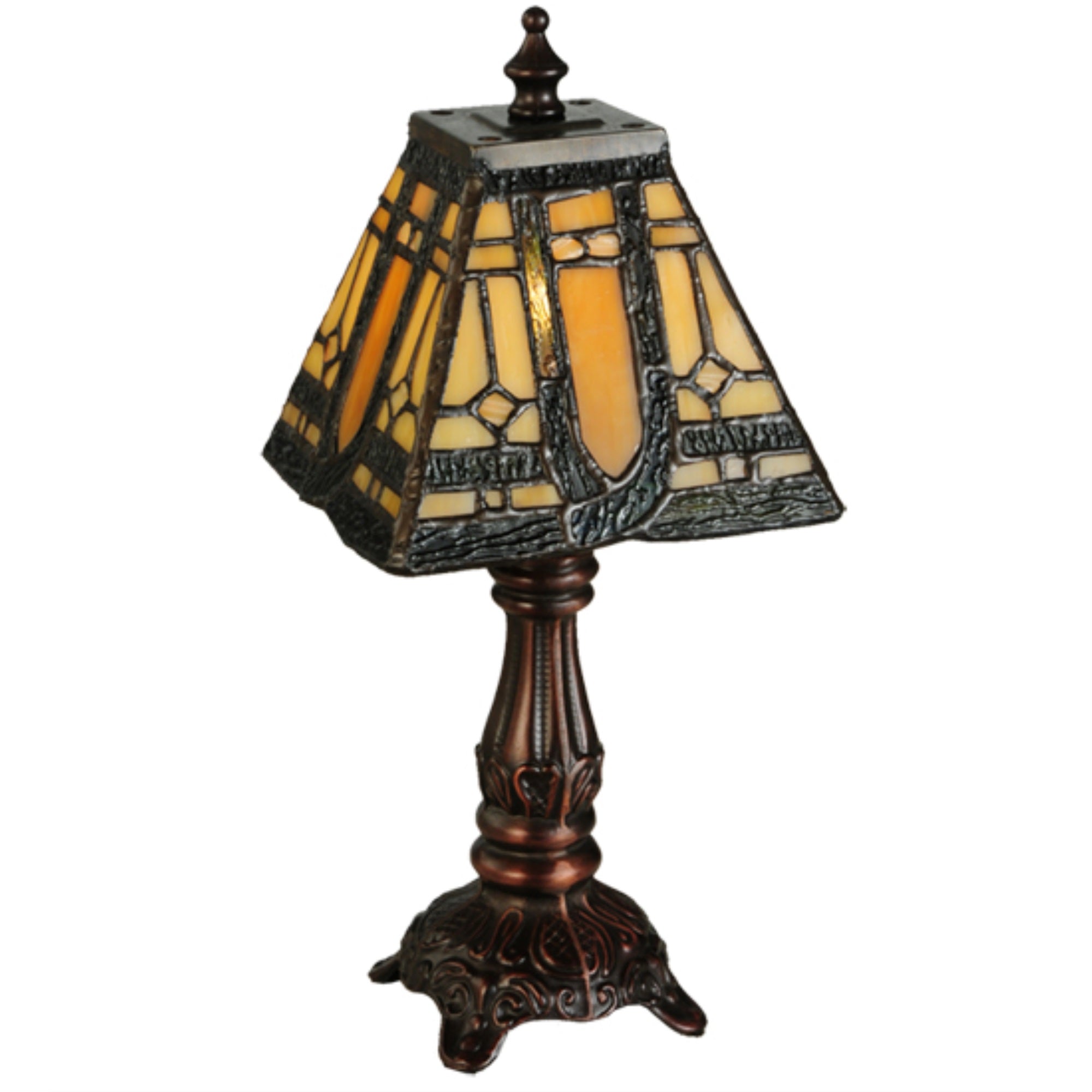 12 inchH Sierra Prairie Mission Mini Lamp