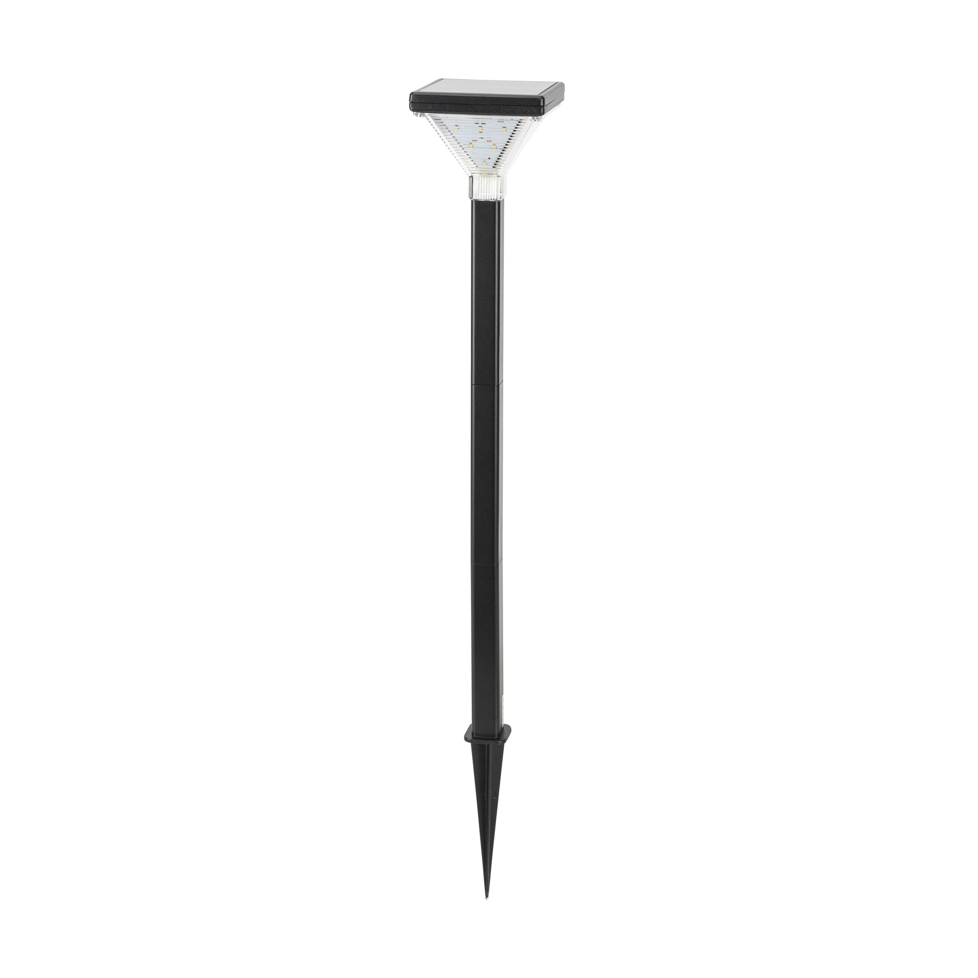Gama Sonic Luxor Solar Pathway Light 50 Lumen LED Black Aluminum 2 Pack Model 146iP250080