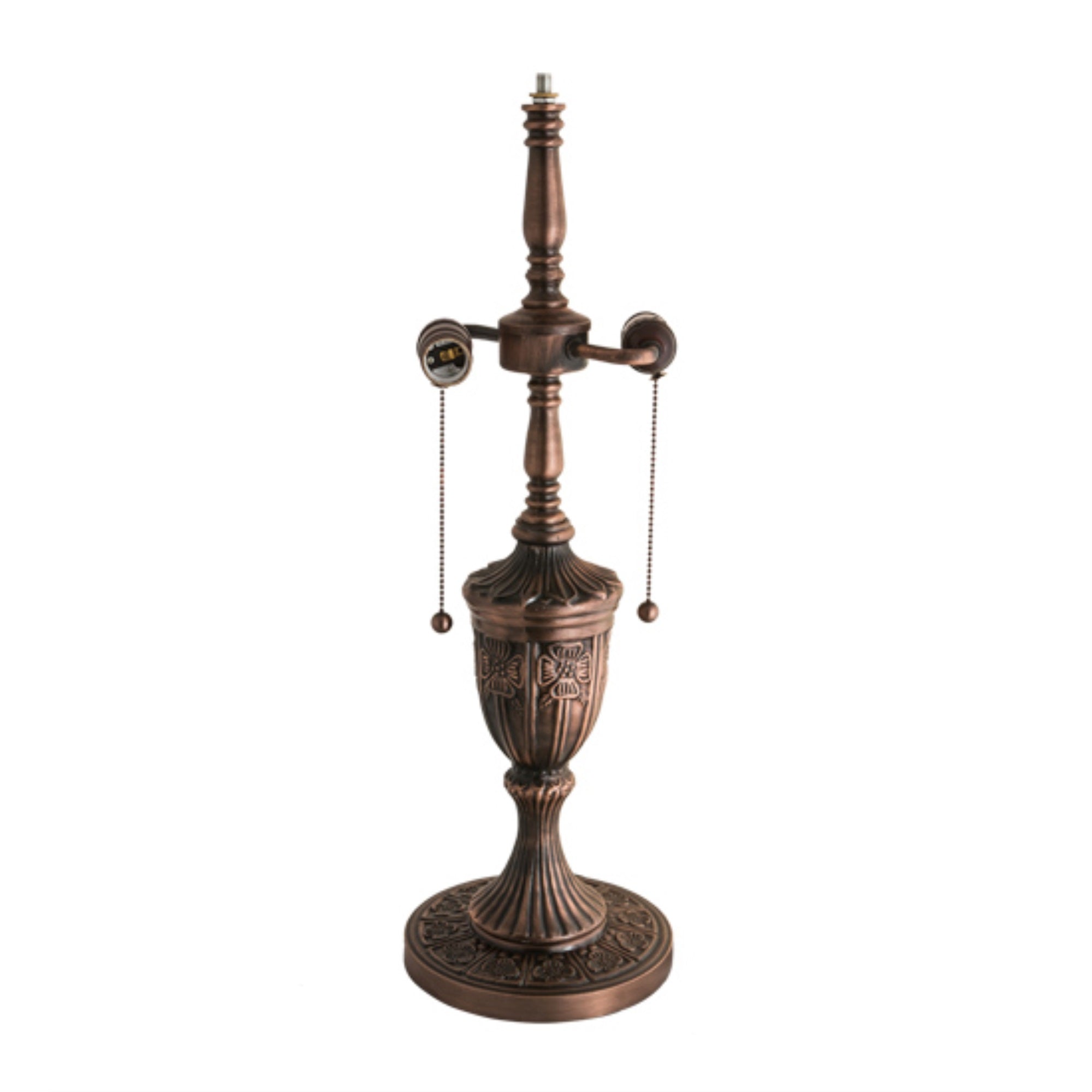 25 inch High Chalice 2 Light Table Lamp