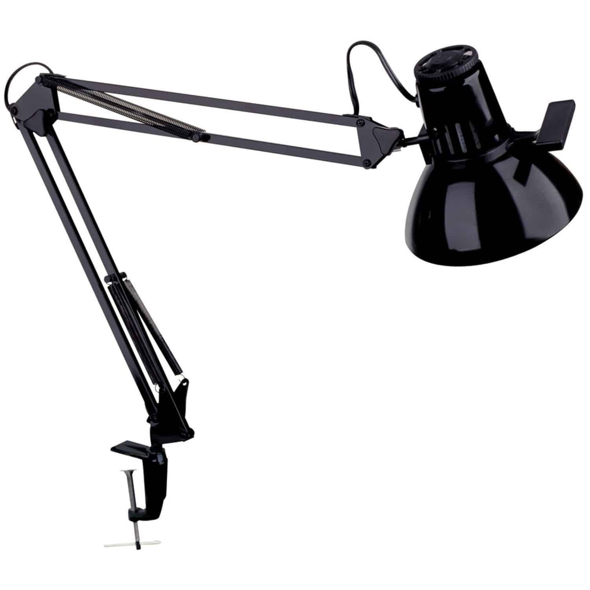 Dainolite Lighting Dainolite Ltd Magnus-I-Bk Transitional One Light Table Lamp Collection In Black Finish, 7.00 Inches