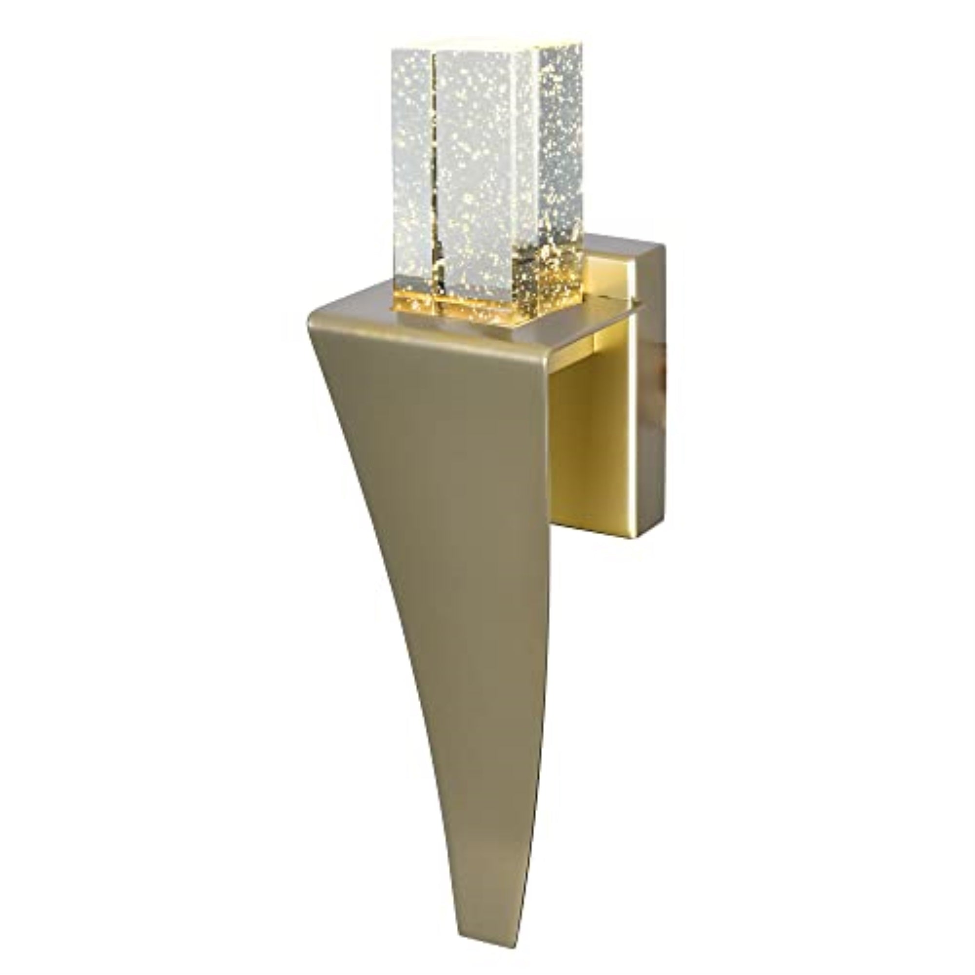 Catania LED Integrated Satin Gold Wall Light