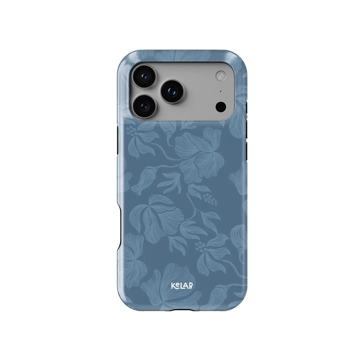 Cerulean | Dusty Blue Floral iPhone Case