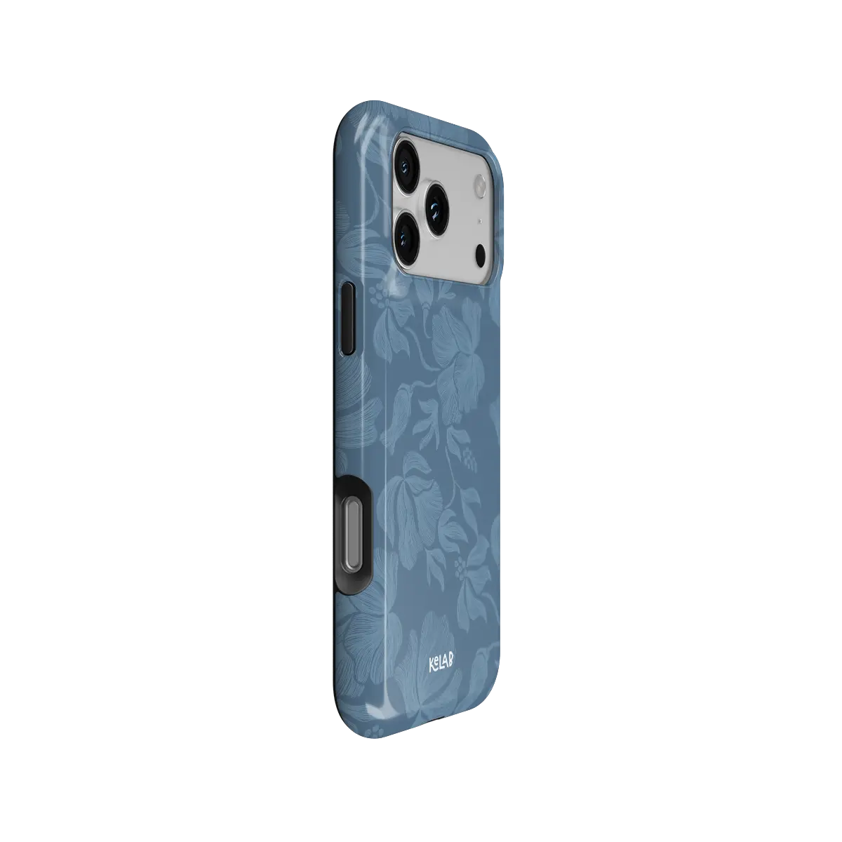 Cerulean | Dusty Blue Floral iPhone Case