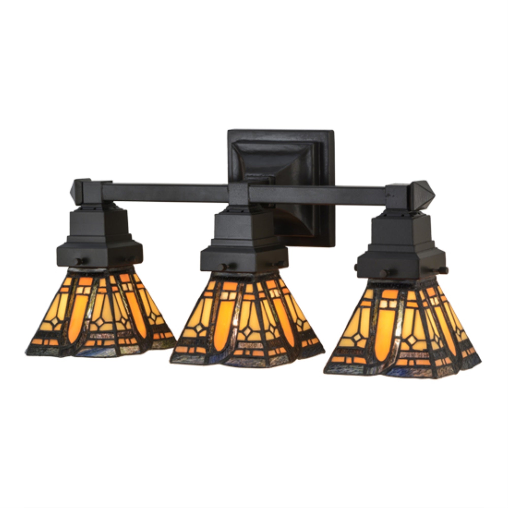 20 inchW Sierra Prairie Mission 3 LT Vanity Light