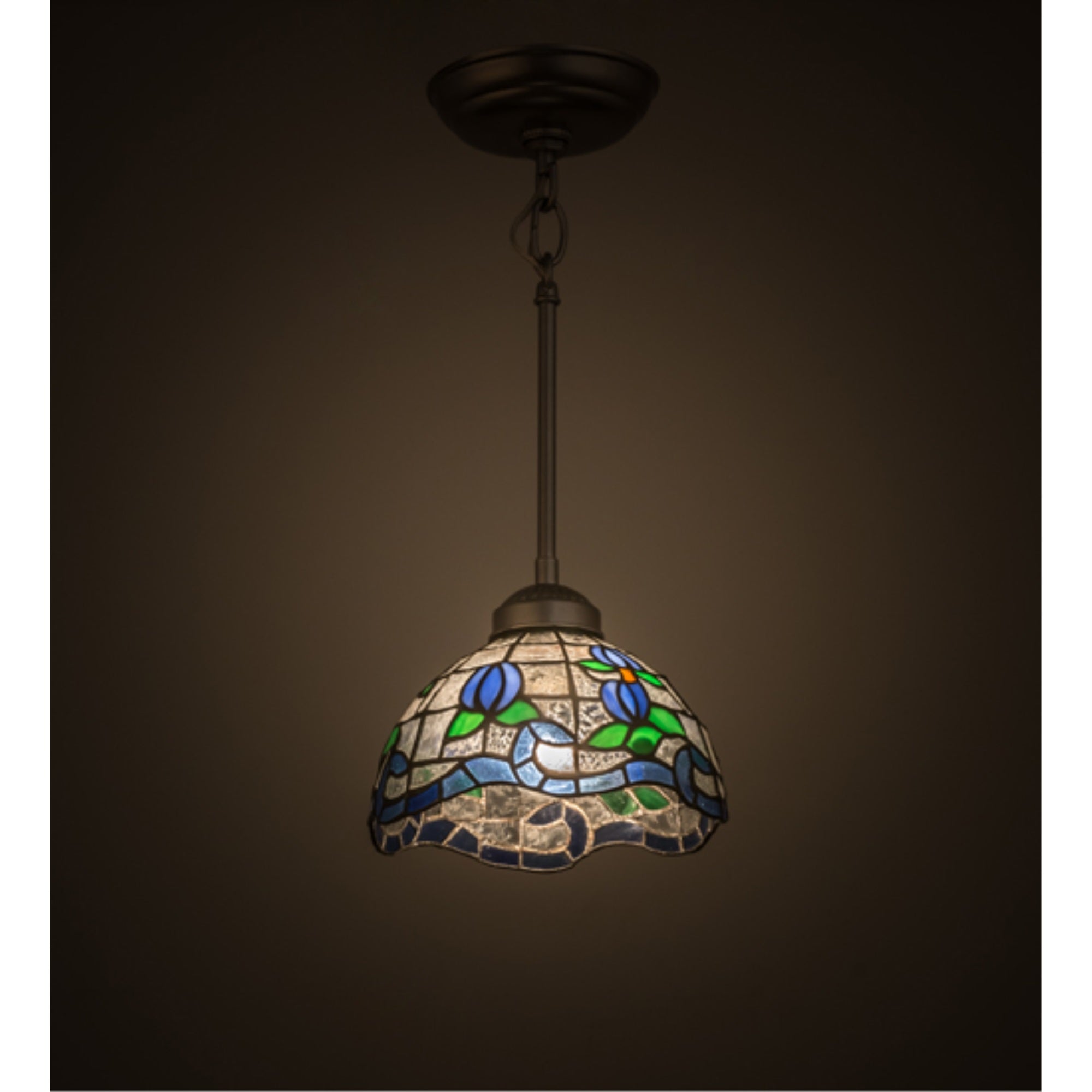 8 inchW Roseborder Mini Pendant