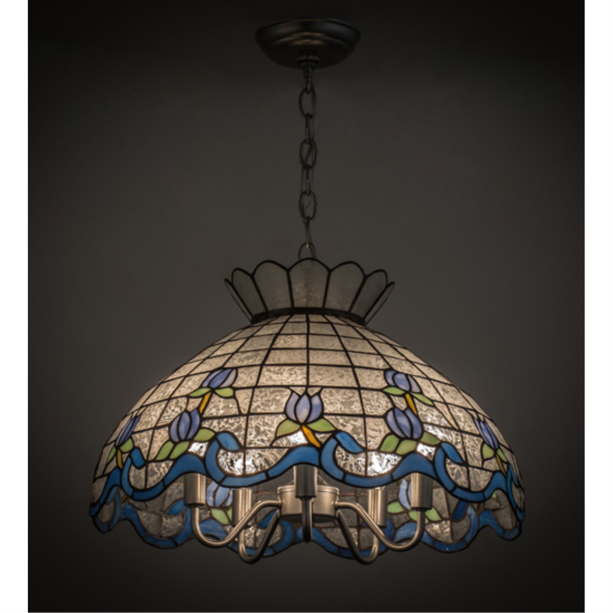 20 inchW Roseborder Pendant