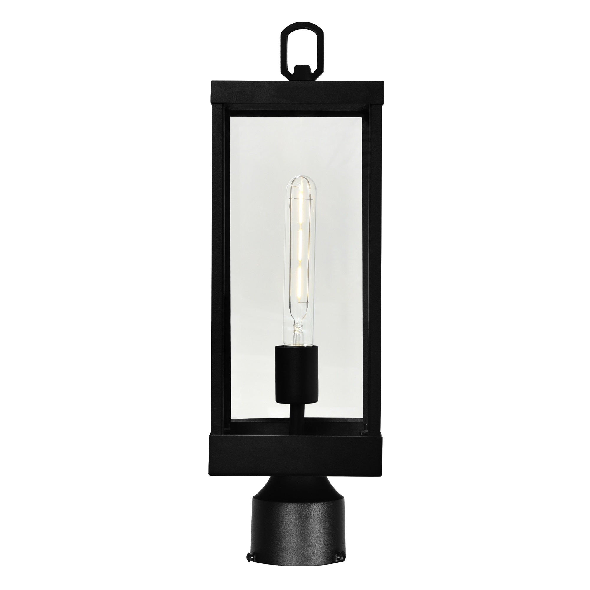 Windsor 1 Light Black Outdoor Lantern Head