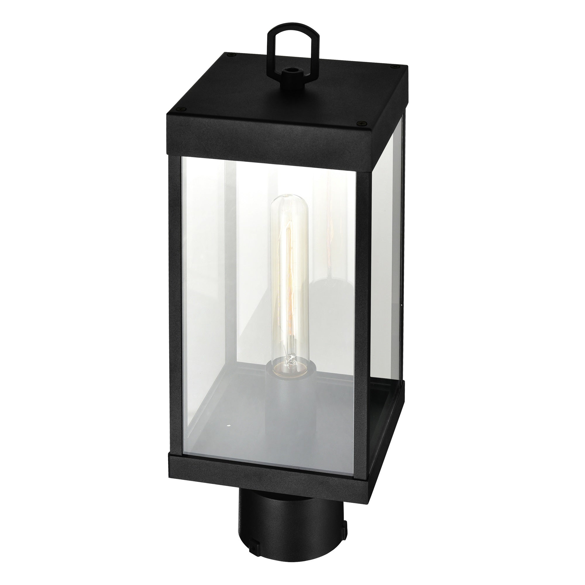 Windsor 1 Light Black Outdoor Lantern Head