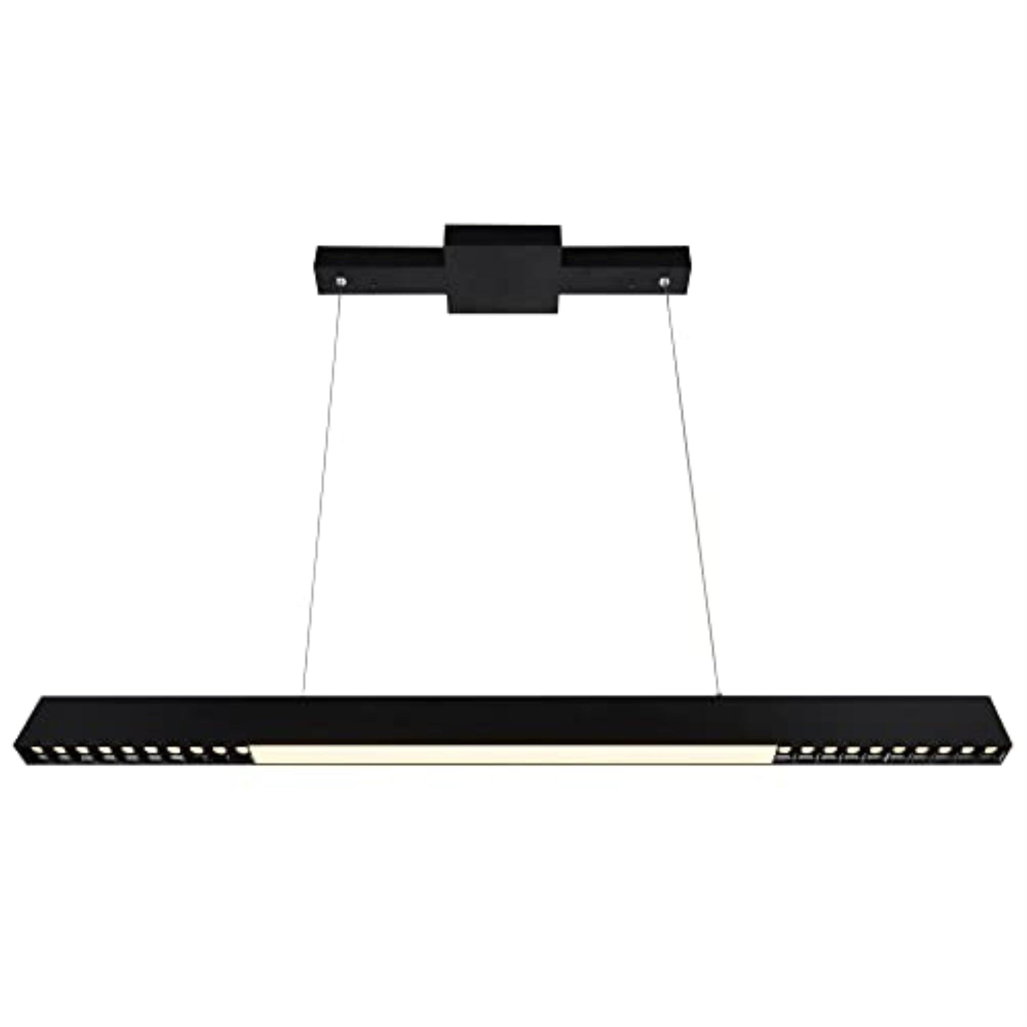 Pienza 5 in LED Integrated Black Chandelier