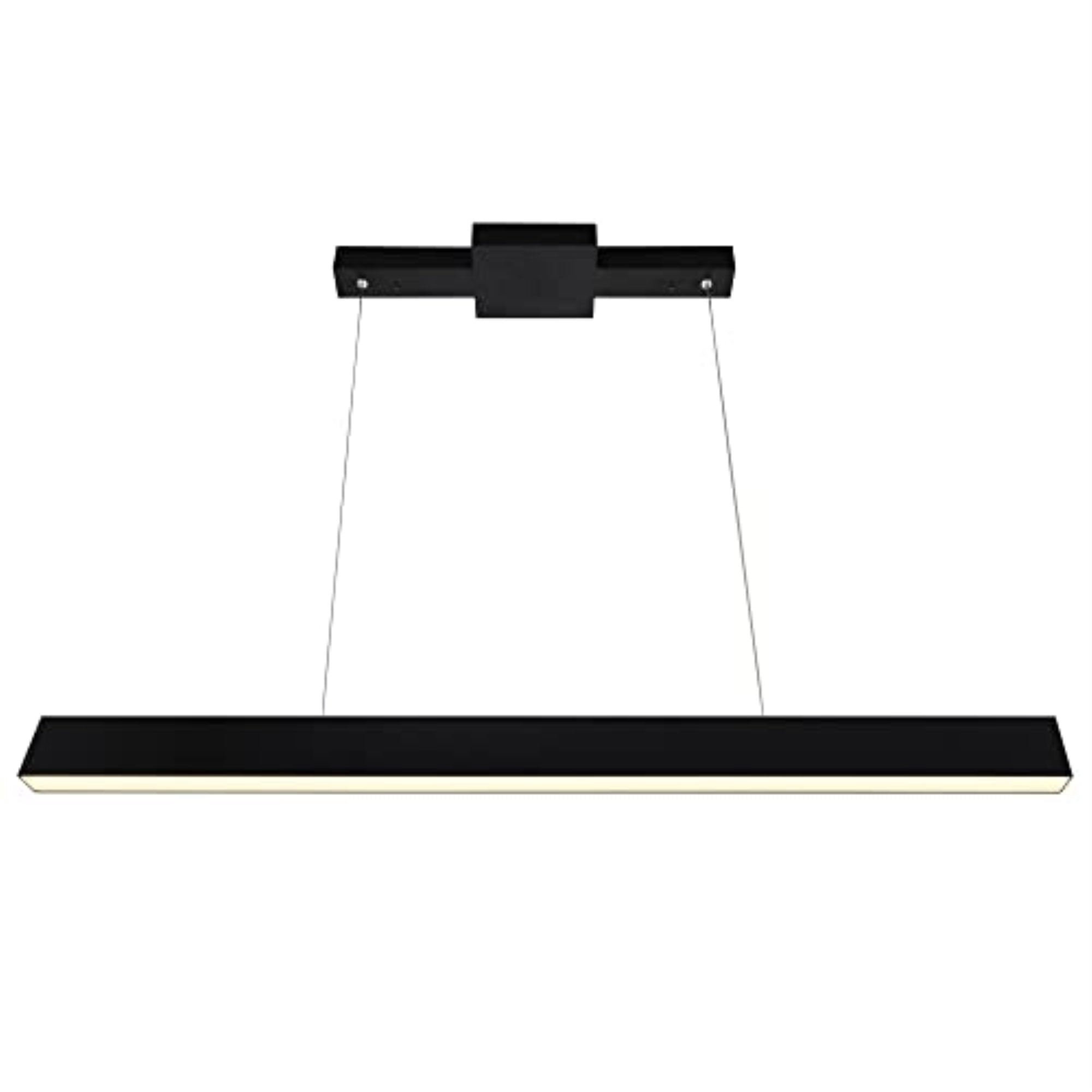 Pienza 7 in LED Integrated Black Chandelier