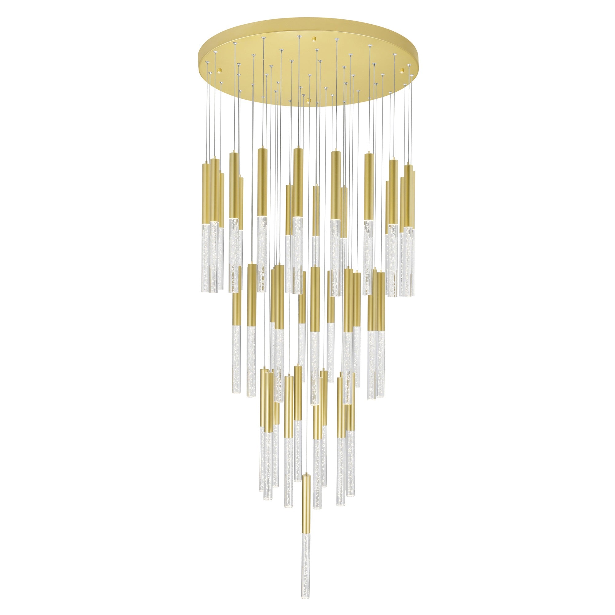 Dragonswatch LED Integrated Chandelier with Satin Gold Finish